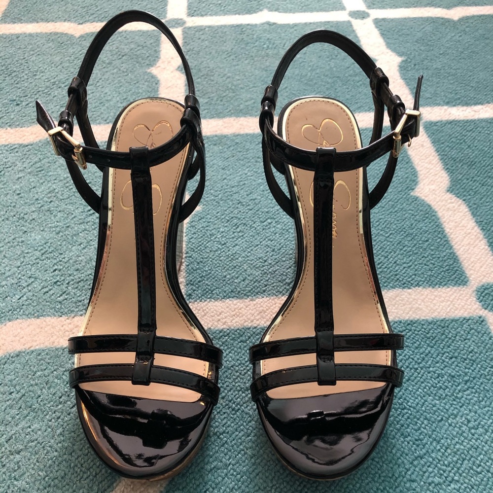 Strappy Platform Wedges